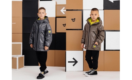 Хит весенней коллекции G’n’K! Куртка для мальчика С-783 с карманами-«портфелями»